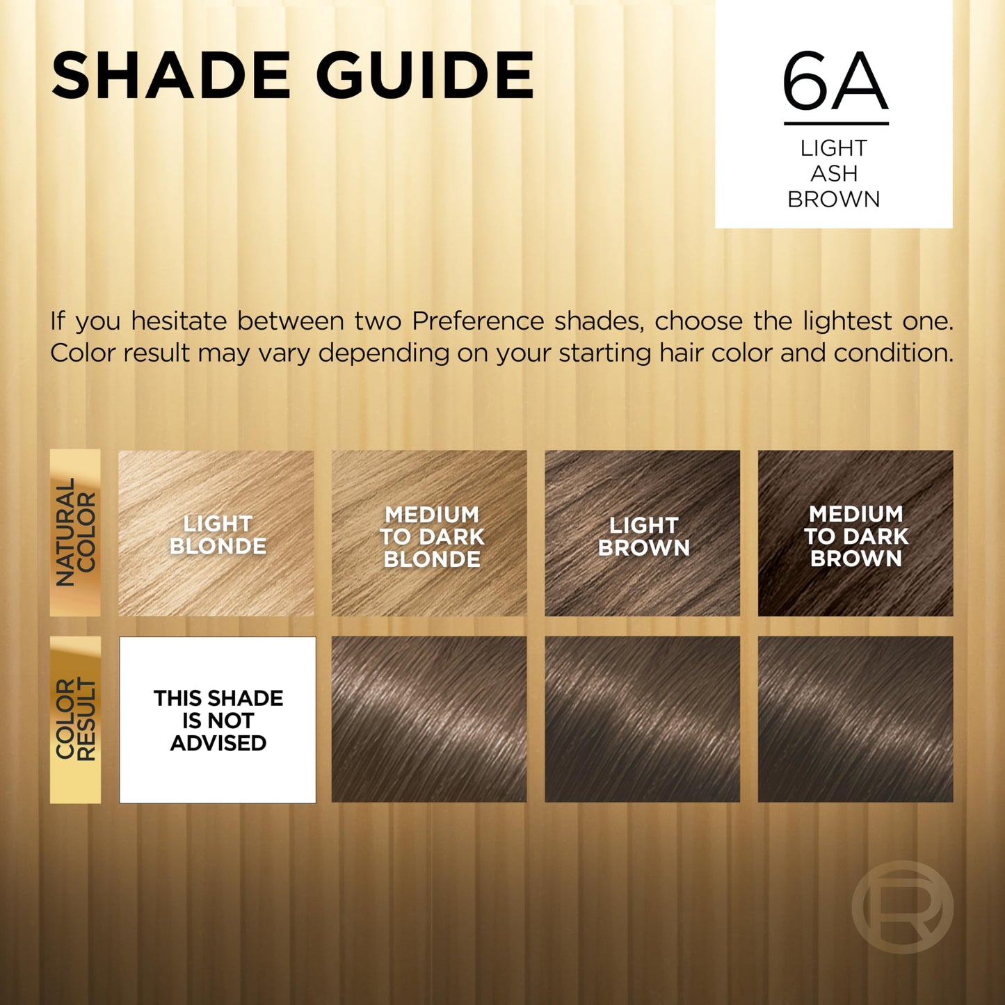 L'Oreal Paris Superior Preference Luminous Fade-Defying Permanent Hair Color, Hair Dye For Up to 9 Weeks of Radiance, Light Ash Brown 6A, 1 Hair Dye Kit