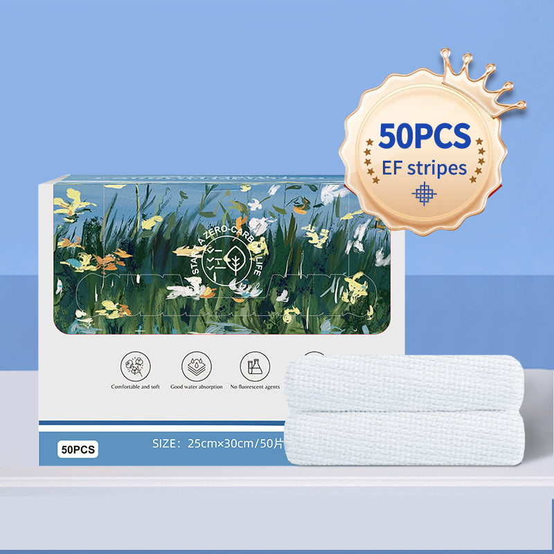 Towels For Sensitive Skin, Makeup Remover, Cleansing, Care, Travel XL, USDA Biobased Dermatologist Approved Face Towel, Disposable Clinically Tested Face Towelette Cosmetic