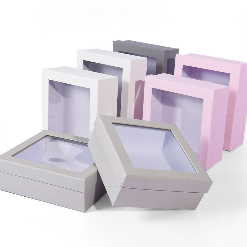Paper Square Cosmetic Souvenir Gift Box