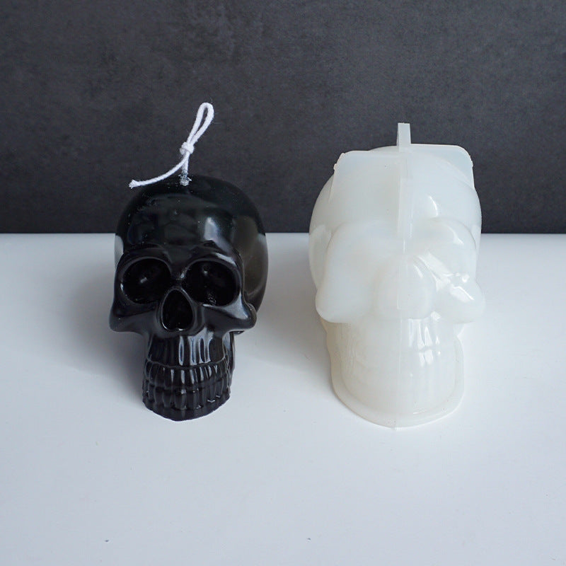 Halloween Skull Easter Candle Mould