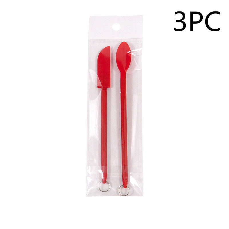 Cosmetic Silicone Spatula Mini Retractable Extended