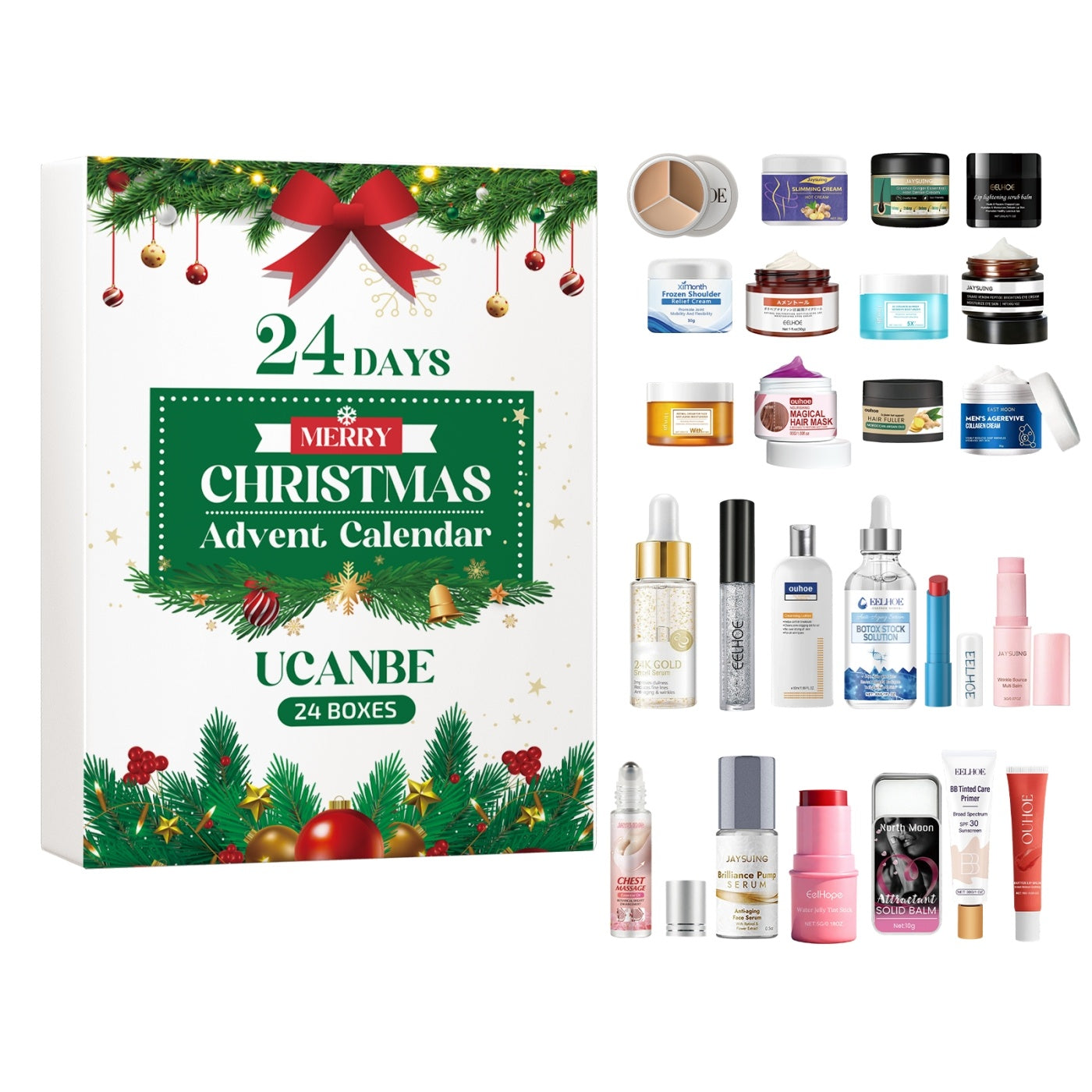 Christmas Beauty Cosmetics Countdown Blind Box