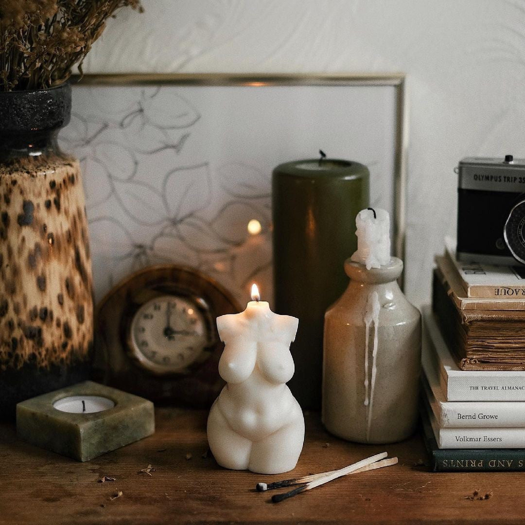 Artistic Body Candle Bedroom Decoration