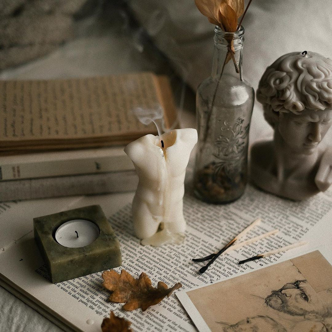 Artistic Body Candle Bedroom Decoration