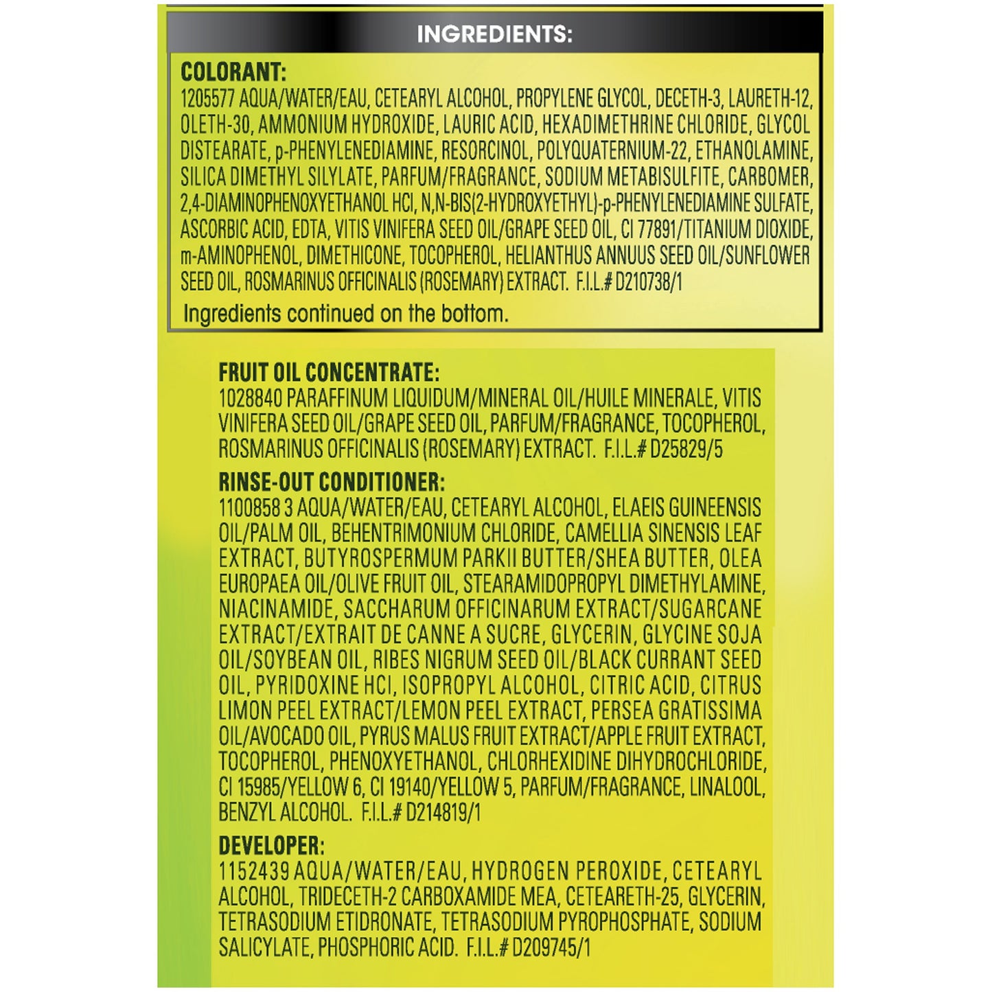 Garnier Nutrisse Nourishing Color Creme 10 Black (Licorice)