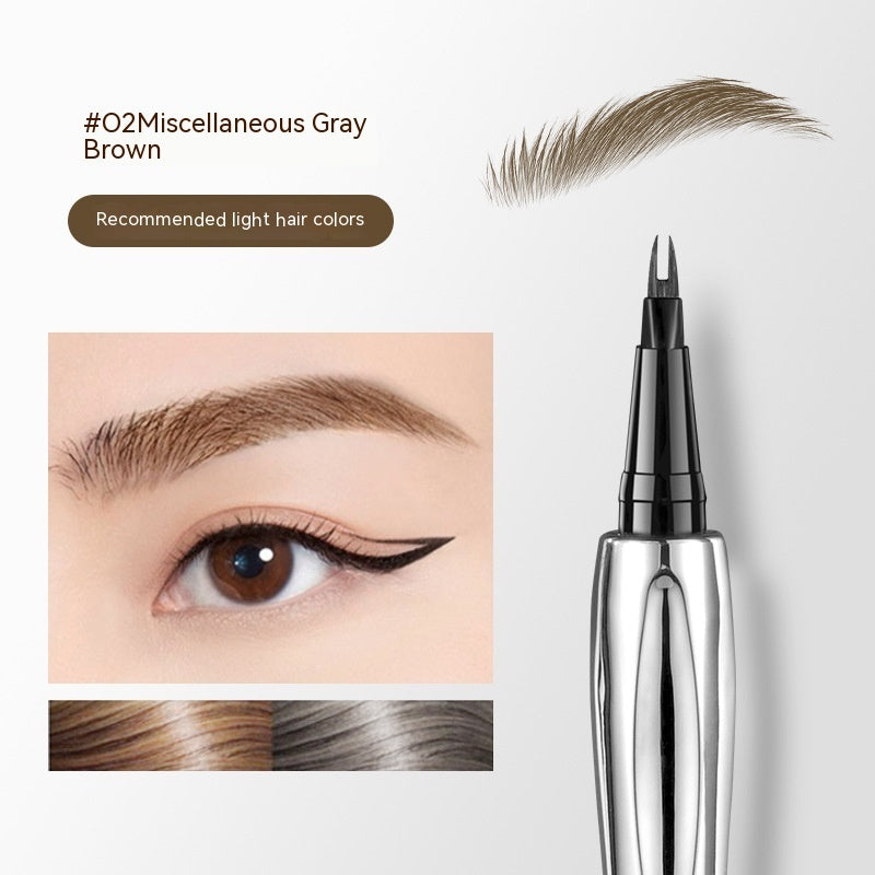 Waterproof Sweat-proof No Fading Smudging Natural Long Lasting Eyebrow Pencil