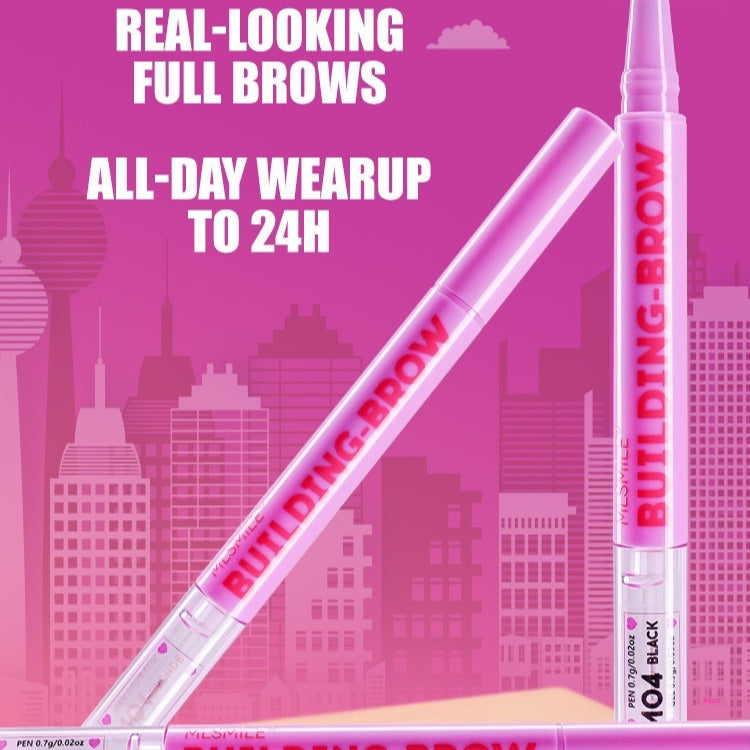 Two-in-one Double-headed Shaping Water Eyebrow Pencil Liquid Ultra-fine Three-dimensional