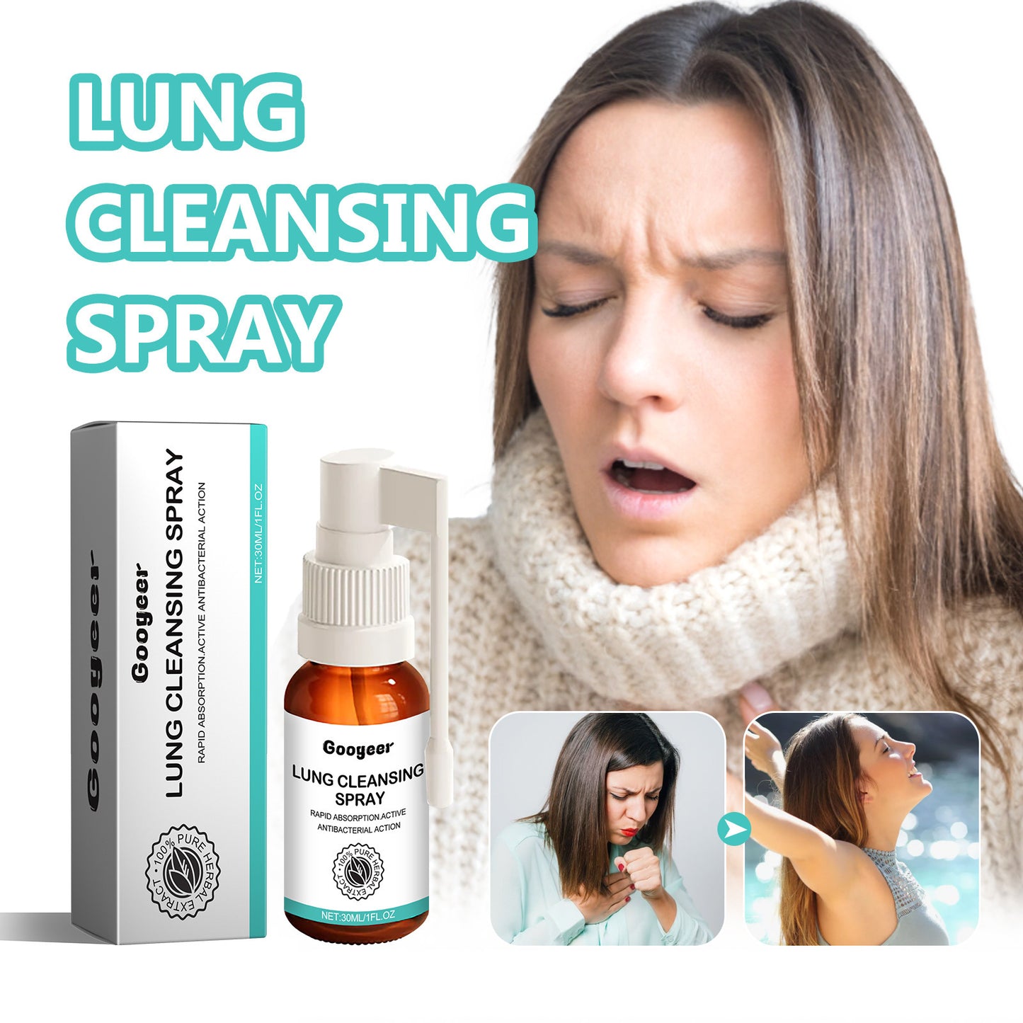 Body Cleaning Spray Relieve Throat Dryness And Itching Cough Throat Discomfort Body Care Drops