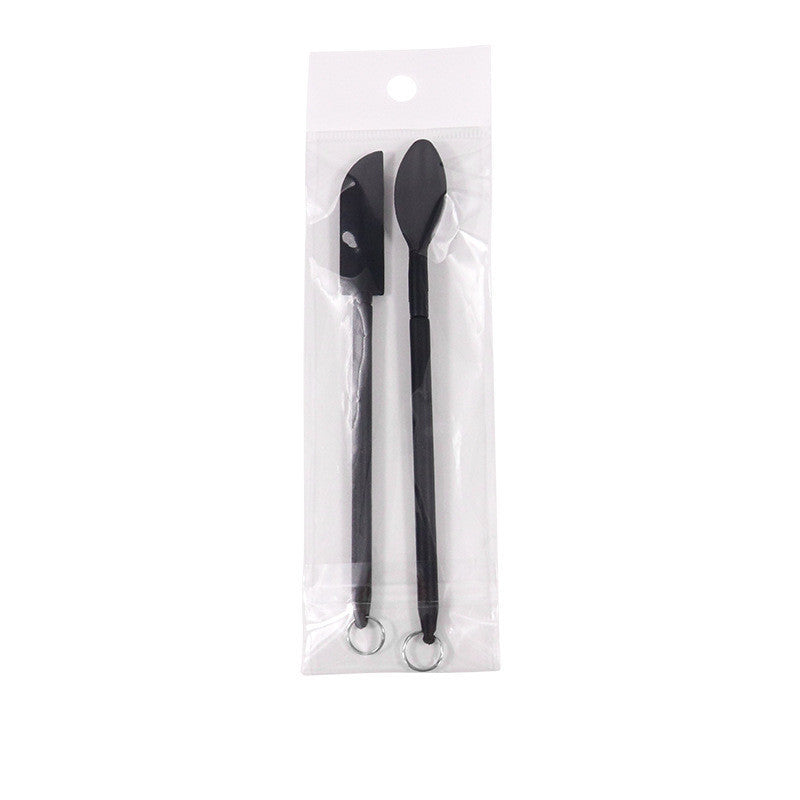 Cosmetic Silicone Spatula Mini Retractable Extended