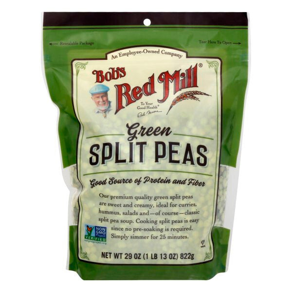 Bobs green split peas ( 4 x 29 oz   )
