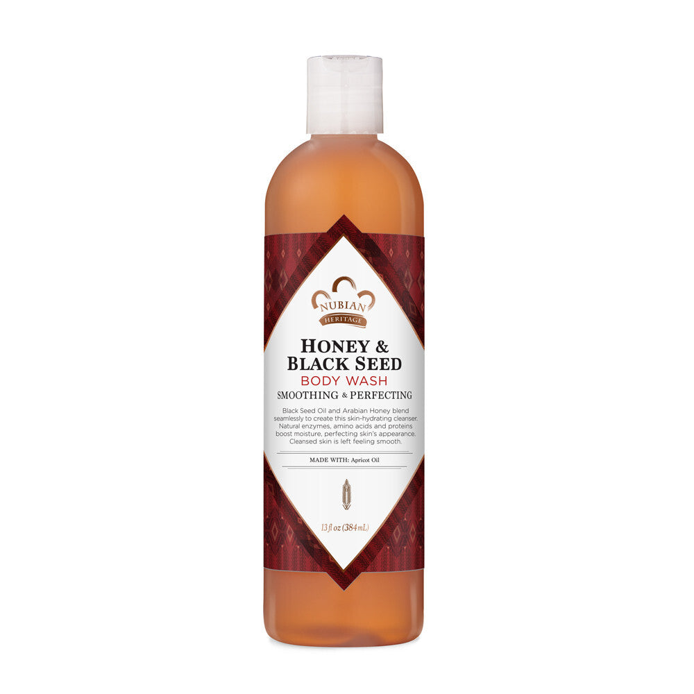 Nubian Heritage Honey/Blck Sd Bdyws (1x13OZ )