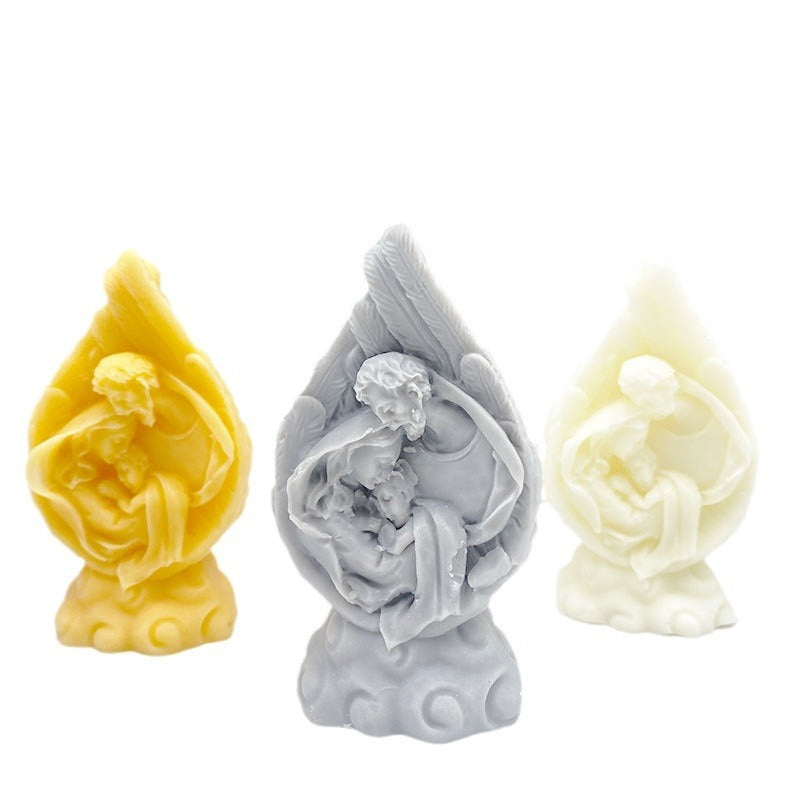 Family Candle Silicone Mold Diy