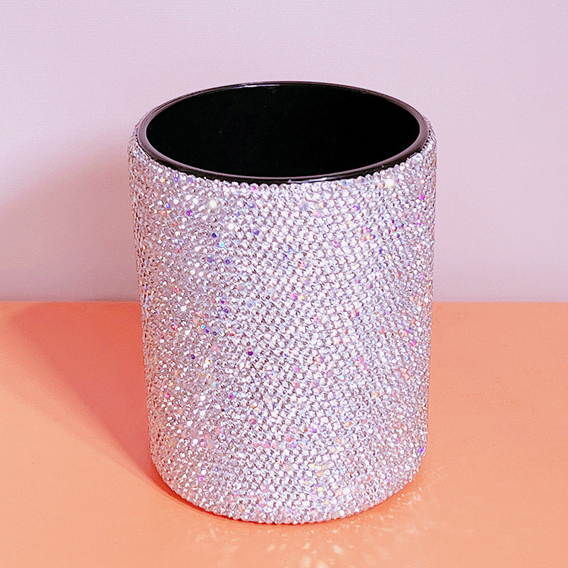 Clay Diamond Pen Holder Makeup Brush Eyebrow Pencil Storage Container
