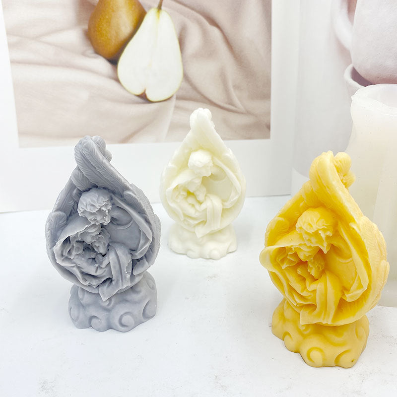 Family Candle Silicone Mold Diy