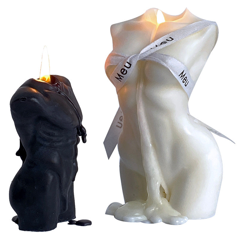 Artistic Body Candle Bedroom Decoration