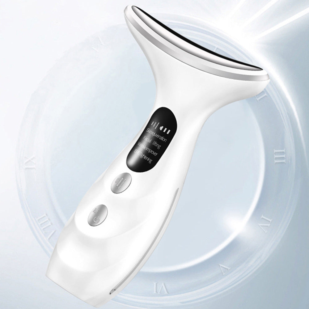 Neck Beauty Instrument The Third Gear Adjust Neck Eye Lifting And Tightening Fade Wrinkles Vibrator