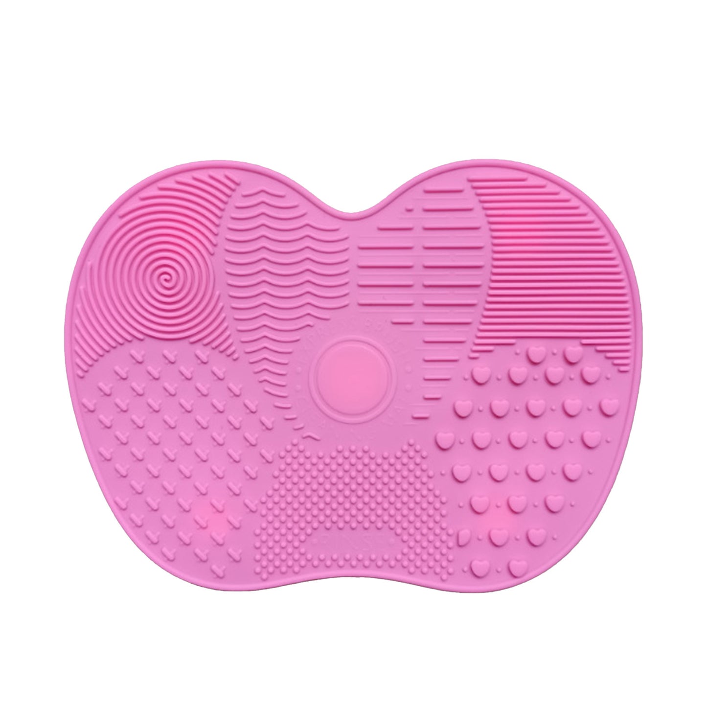 Professional Silicone Makeup Brush Cleaner Mat With Suction Cups - Portable Washing Pad For Deep Cleaning Cosmetic Brushes. Features Textured Surfaces & Strong Adhesion. 6 Color Options Available