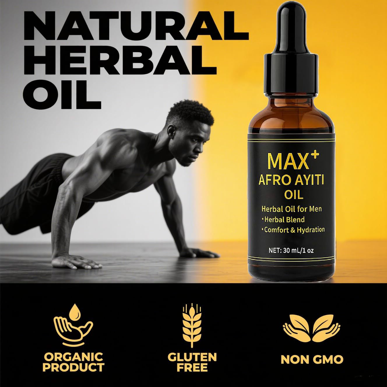 Spot Trineh Max Afro Ayiti Oil Men's Body Care Drops