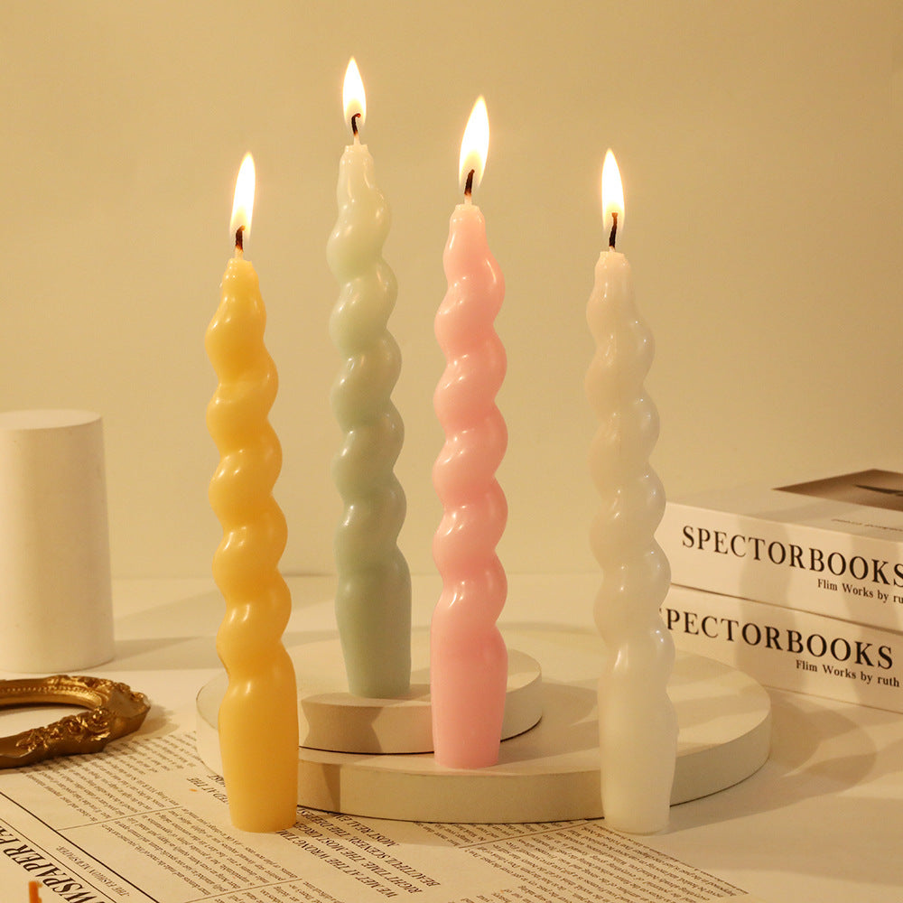 Classic Color Thread Candle Household