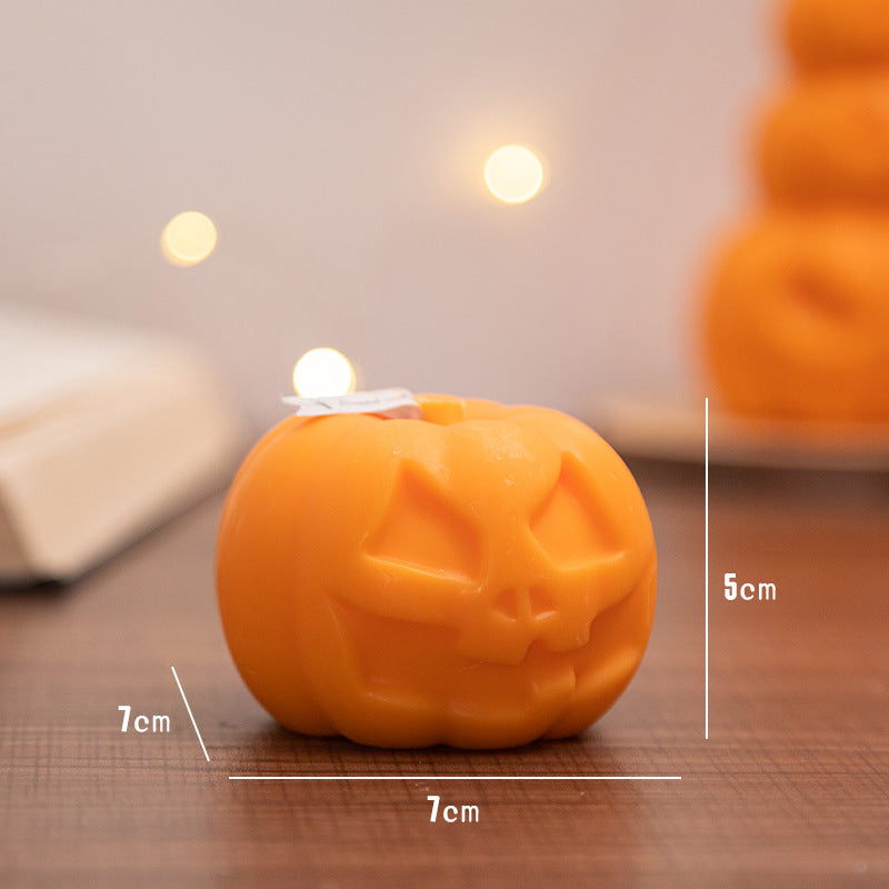 Halloween Pumpkin Aromatherapy Candle Decoration