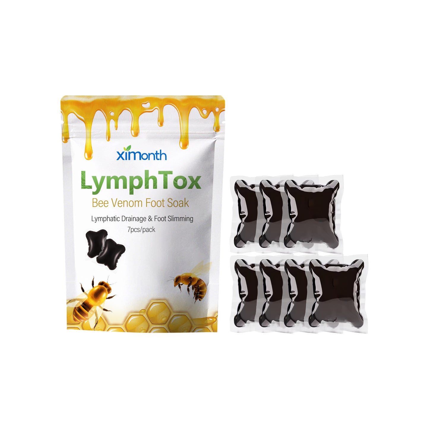 Bee Venom Foot Bath Condensate Beads Moisturizing And Cleaning Foot Body Relaxation Care Foot Bath Beads