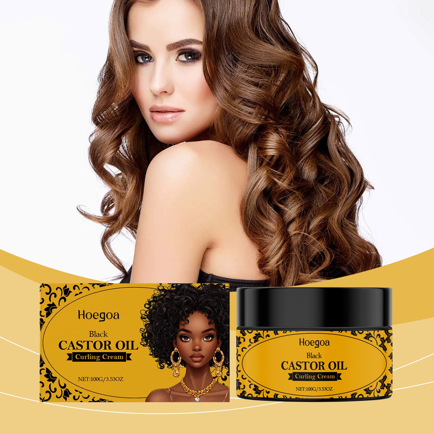 Mild Ingredients Curly Hair Styling Care Shaping Nourishing Natural Soft