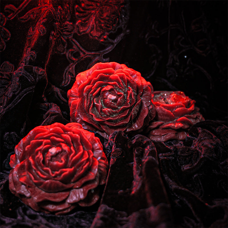 Couple Aromatherapy Rose Peony Flower Low Temperature Candles