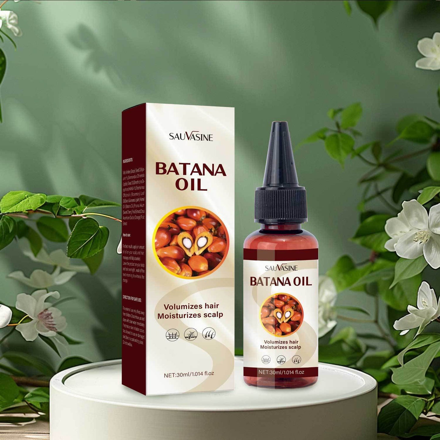 New Packaging Shuo Woxin Batana Hair Care Essential Oil 30ml Moisturizing Repair Strong And Tough Anti-loss Dense Hair