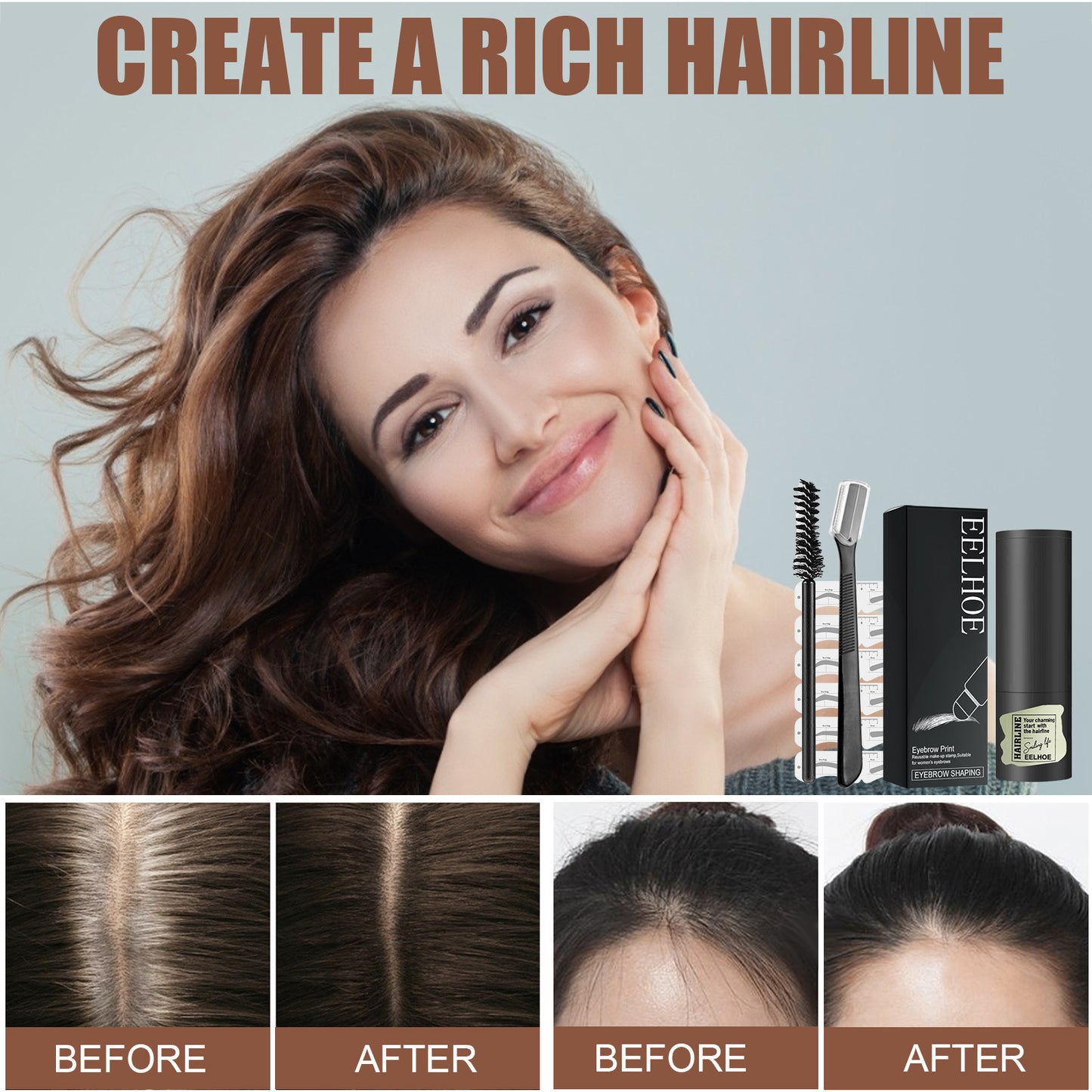 Eyebrow Pencil Waterproof Sweat-proof And Makeup Artifact Seal