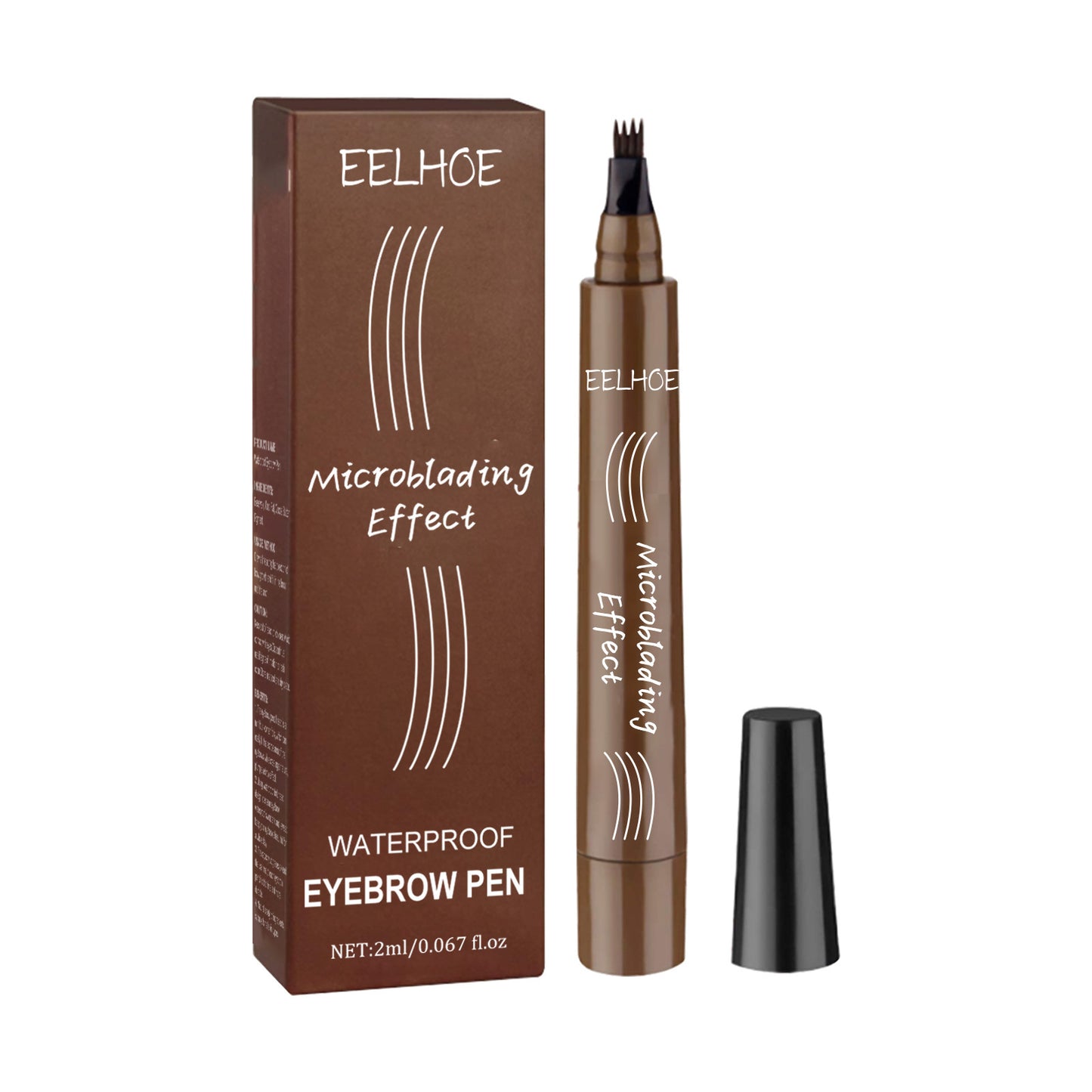 Four-fork Wild Water Eyebrow Pencil Modified Brow Style Waterproof And Sweat-proof