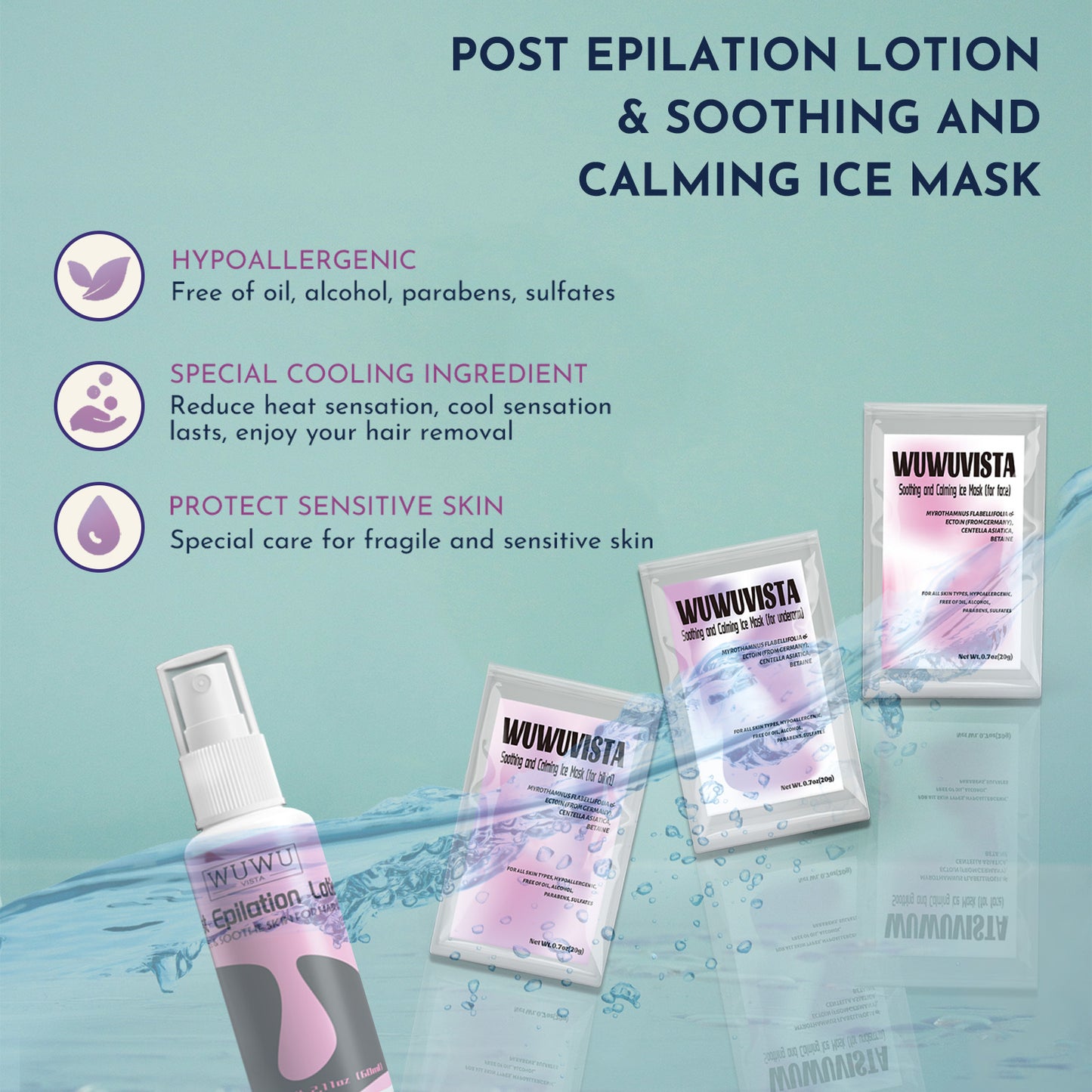 Waxing Kit 56pc Hair Removal Set For Brazilian, Face, Body, Includes Wax Warmer, Wax Beads & Post-Care Kit