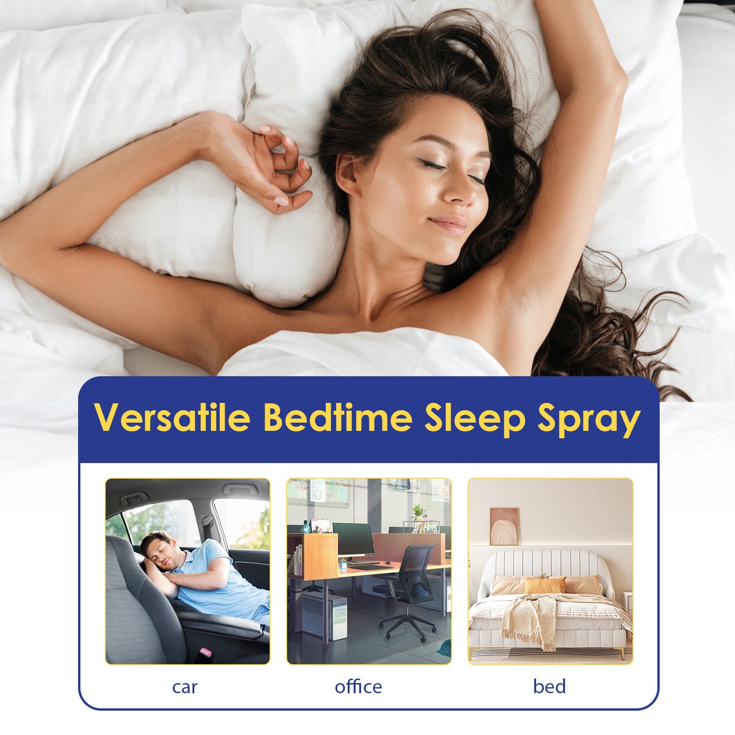 Relieve Body Stress Relax Fall Asleep Aromatherapy Sleep Care Spray