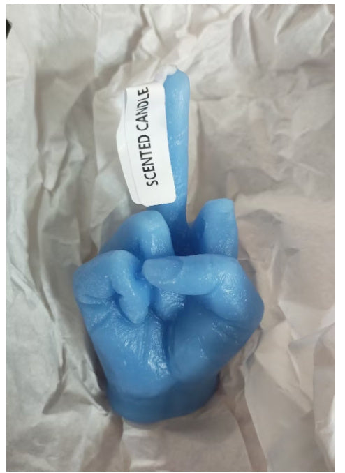 Finger Shape Middle Finger Candle
