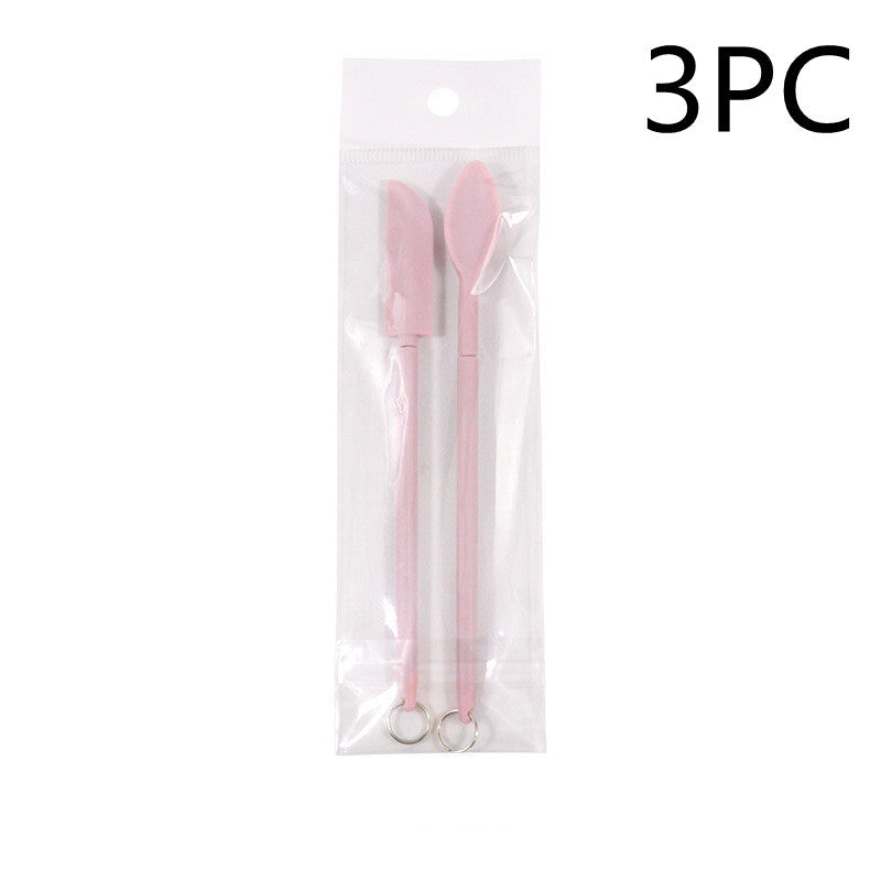 Cosmetic Silicone Spatula Mini Retractable Extended