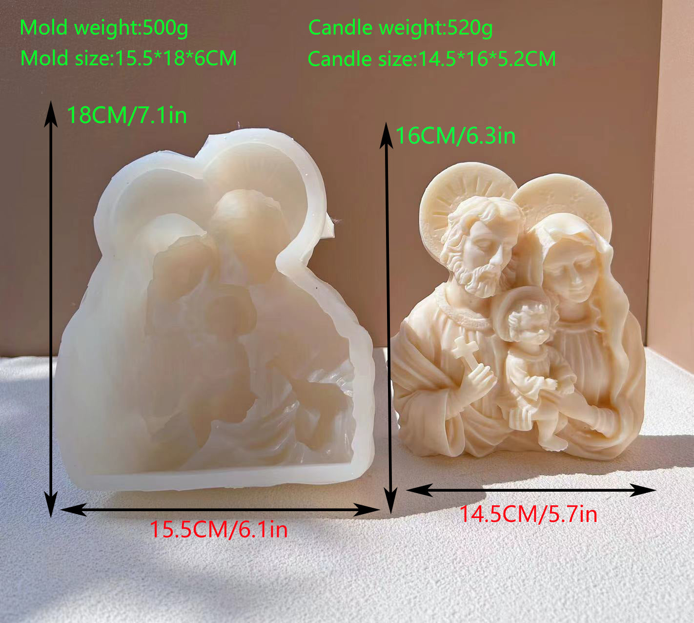 European Family Candle Mould DIY