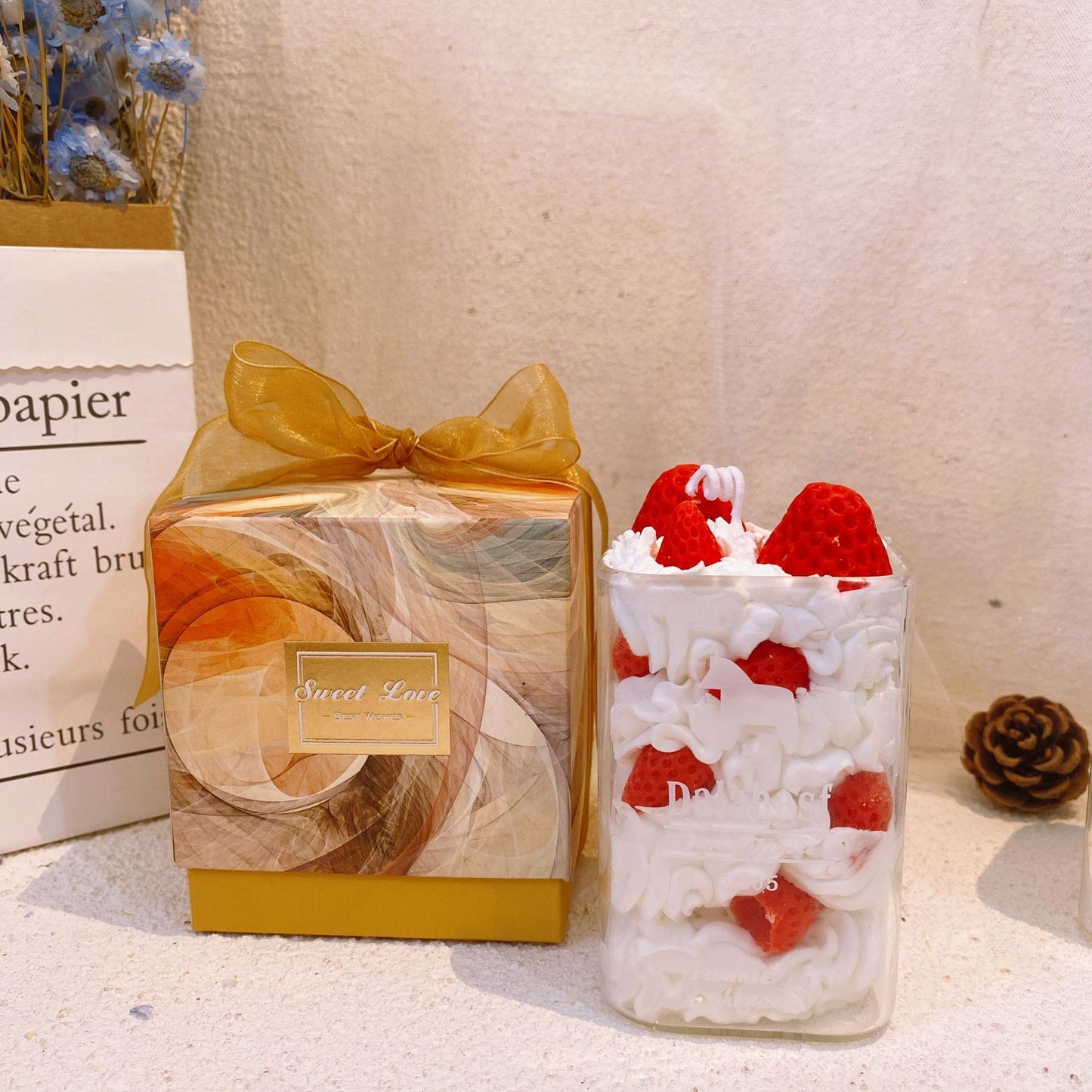 New Fruit Cup Aromatherapy Candle