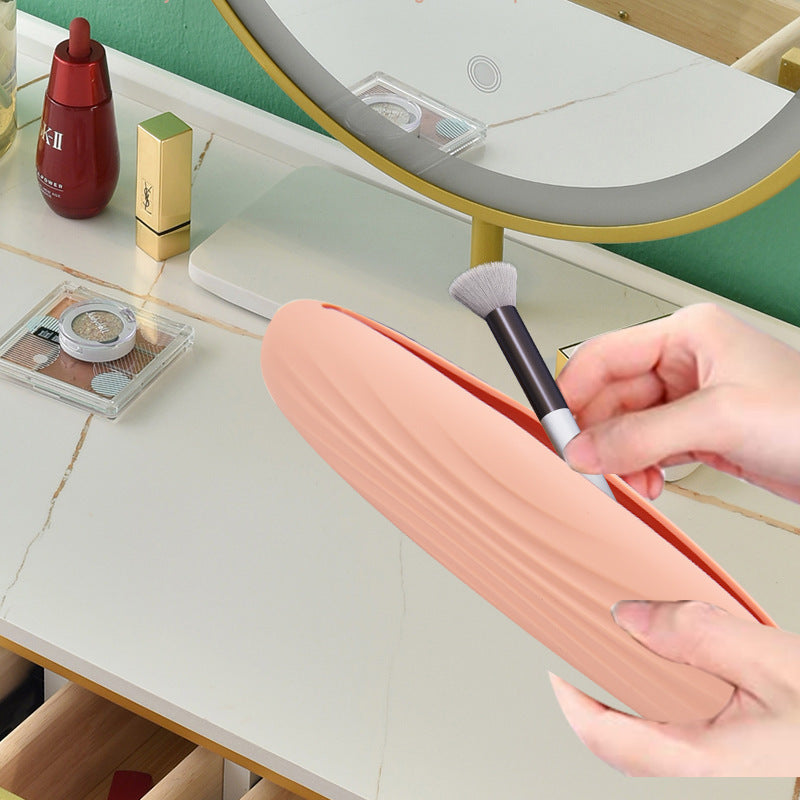 Silicone Storage Bag For Cosmetic Brush