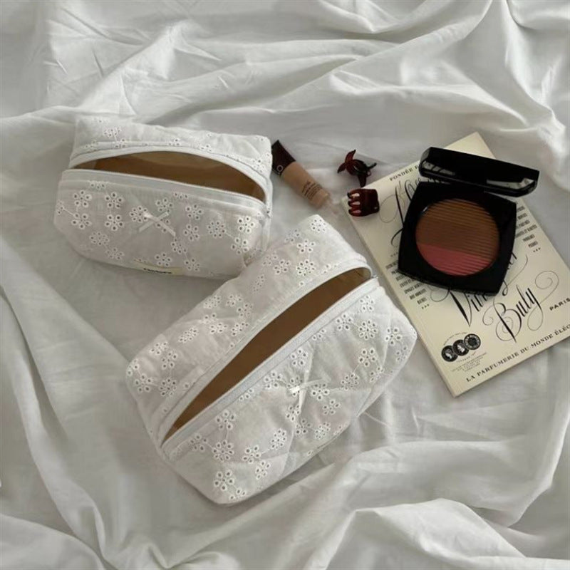 Lace Cosmetics Storage Bag Cotton Travel
