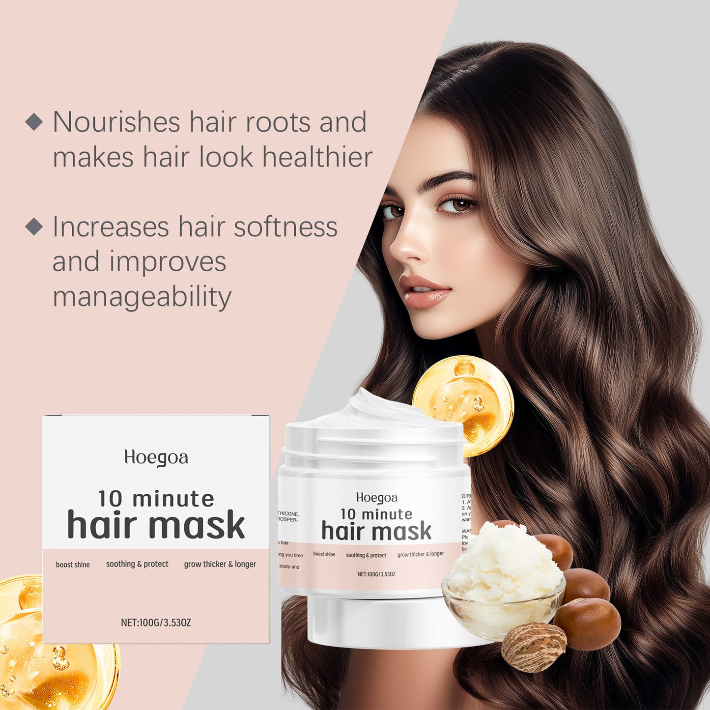 Household Portable Deep Nourishing And Hydrating Care Hair Mask