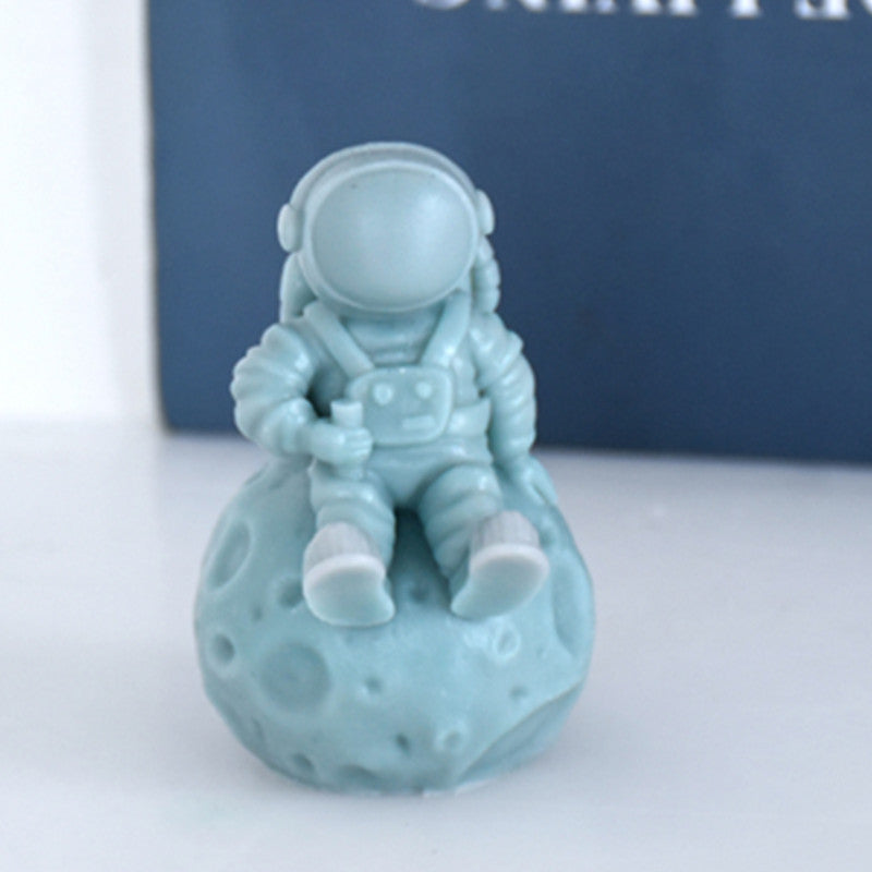 Astronaut Moon Candle Silicone Mold