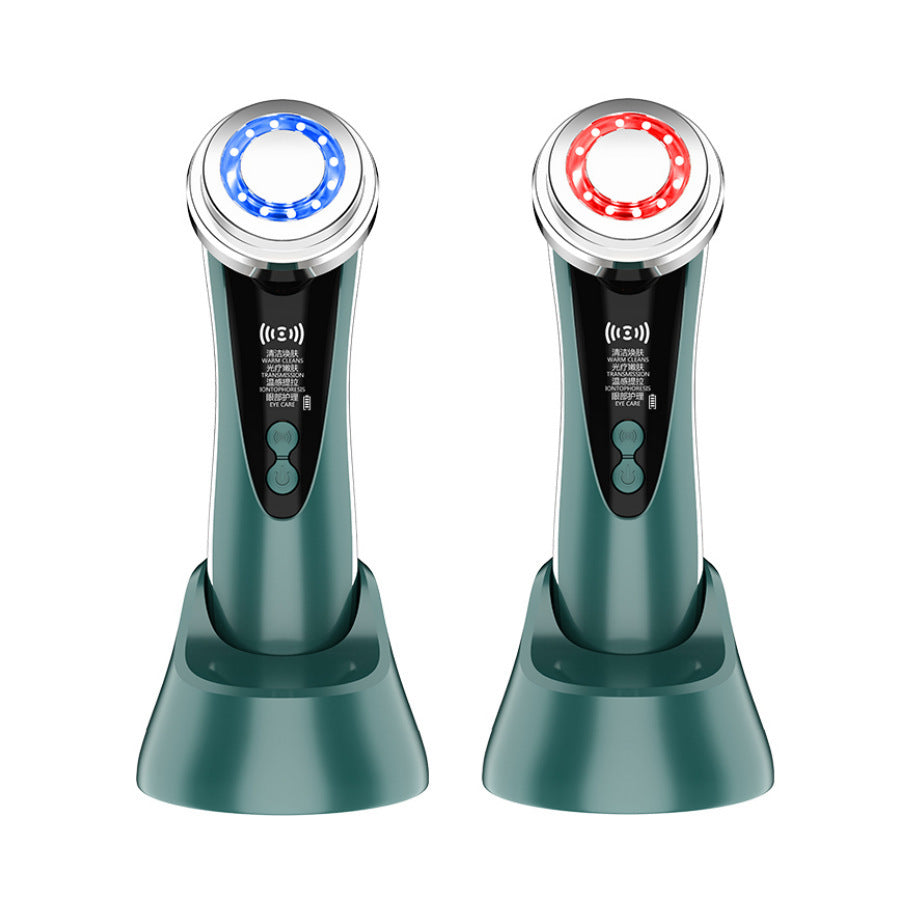 Warm facial massage cleansing beauty instrument