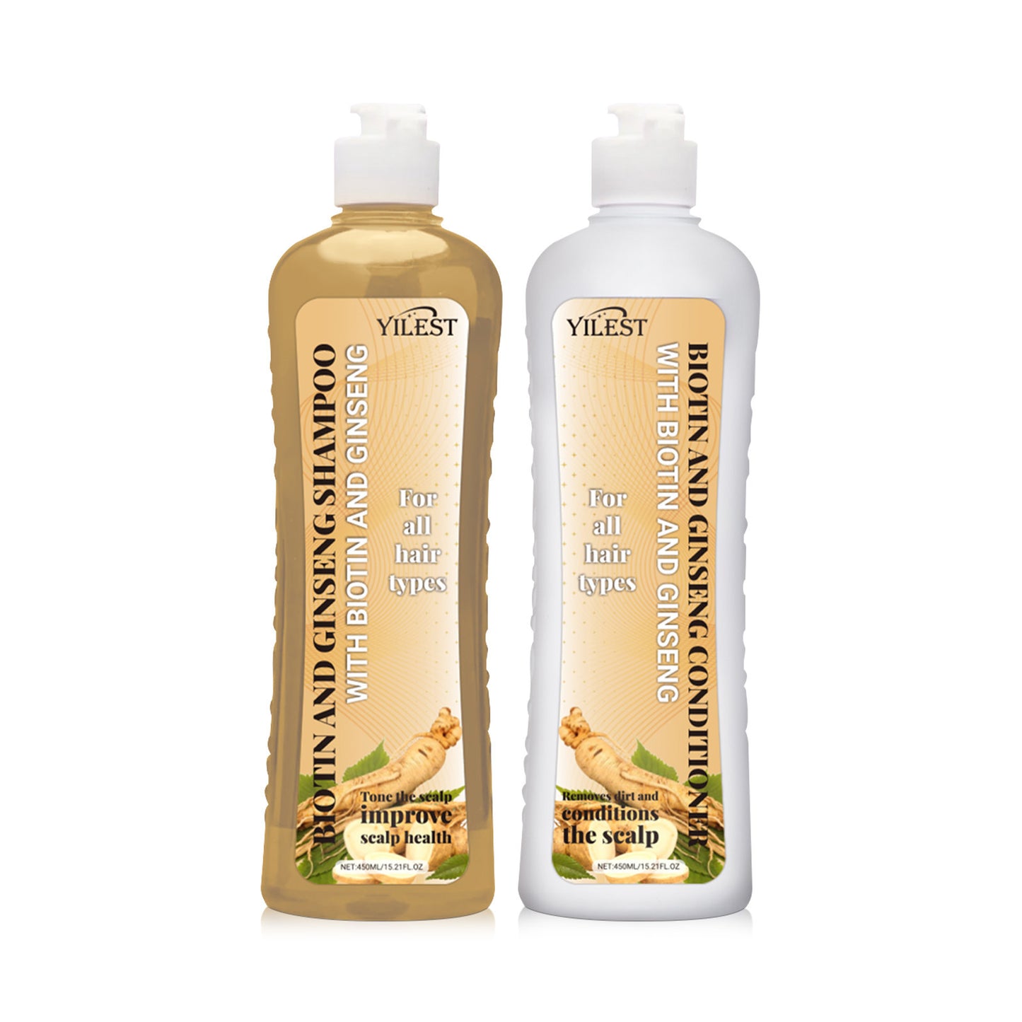 Scalp Gloss Hair Cleaning Ginseng Shampoo Care Suit