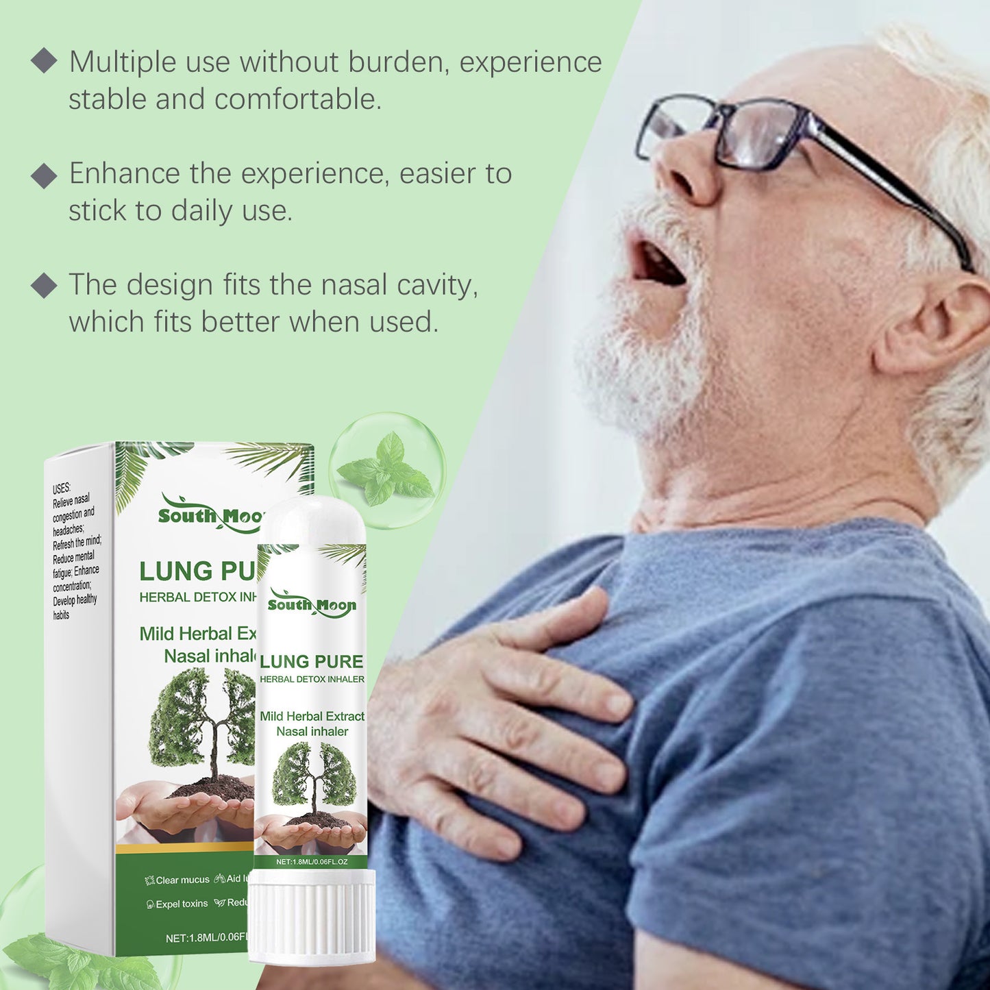 SouthMoon Herbal Body Care Nasal Aspiration Mild Relieve Discomfort