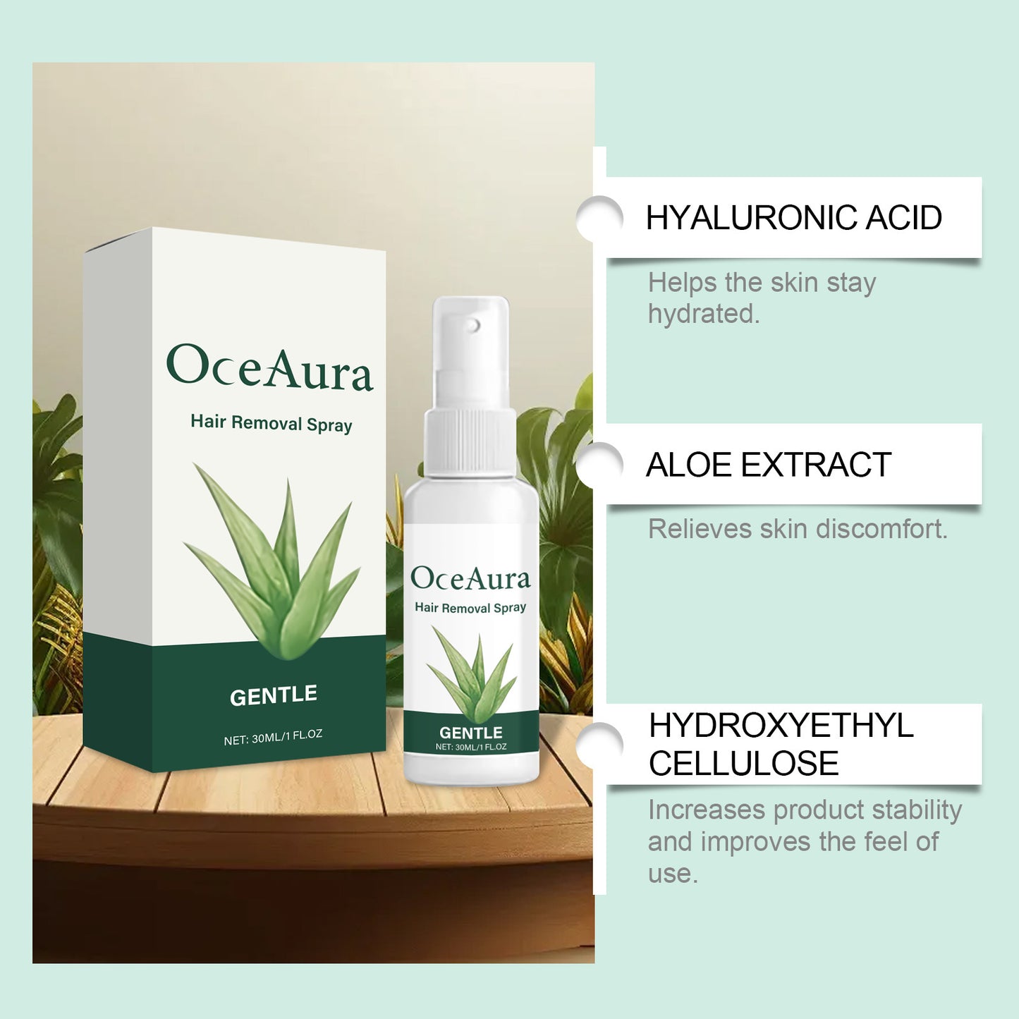 Moisturizing Silky Convenient Care Hair Removal Spray