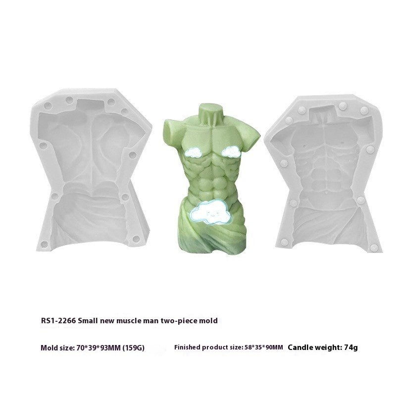 Muscle Male Candle Silicone Mold