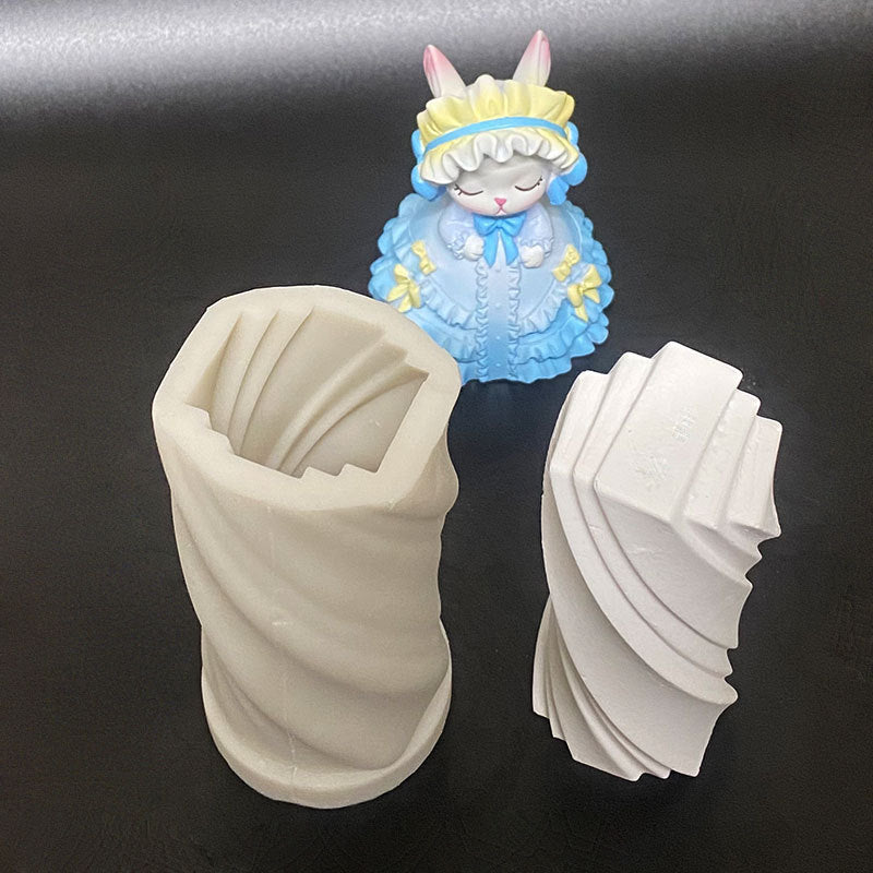 New Spiral Column Candle Mould