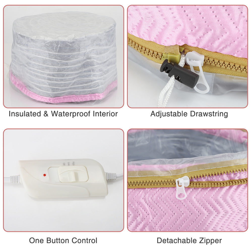 Household Hair Mask Hair Care Heating Cap Three-speed Temperature Control Adjustment
