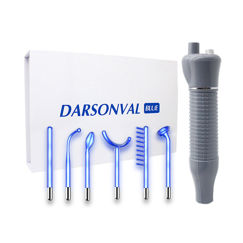 Blue Light High Frequency Electro-therapy Apparatus 6-piece Set