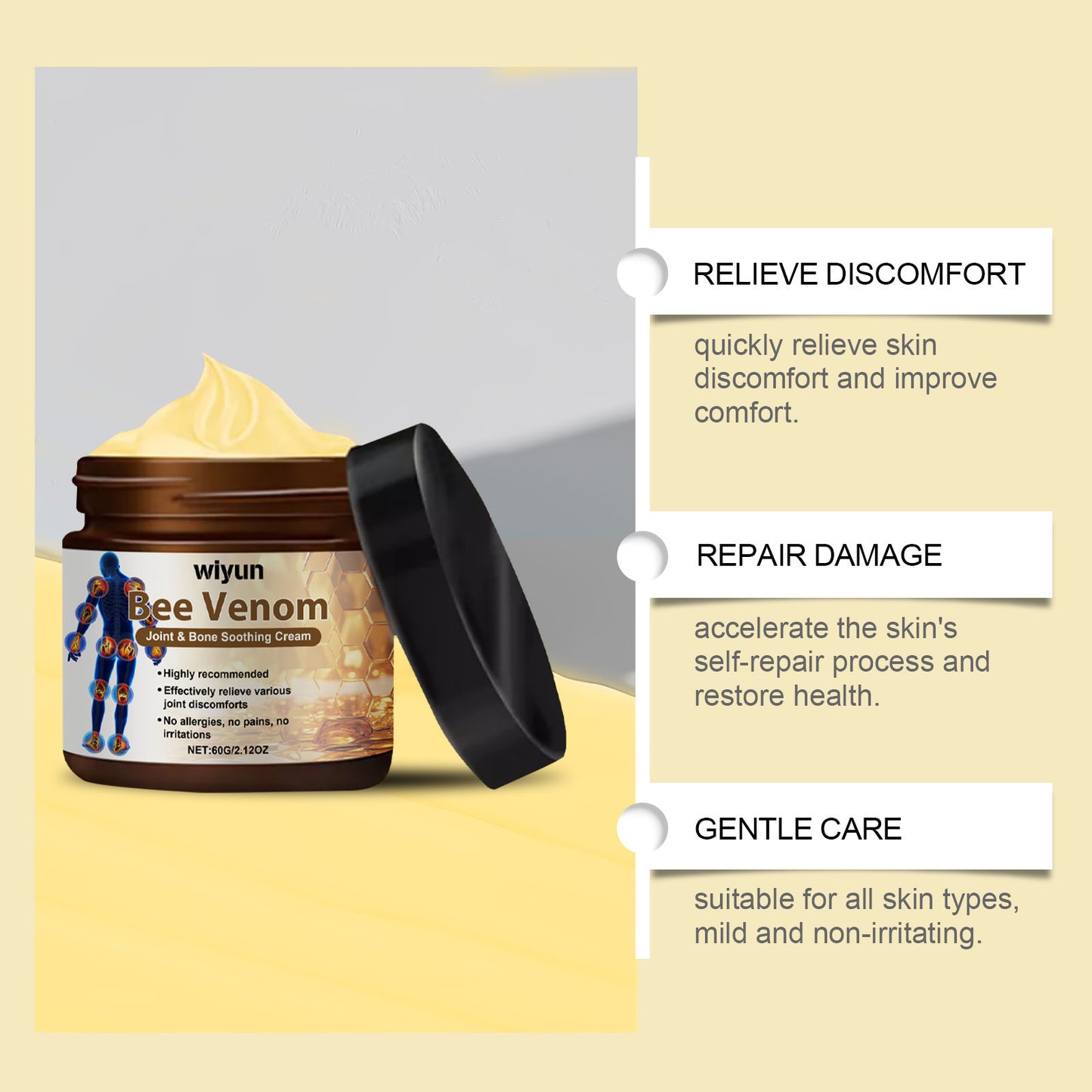 External Application To Relieve Discomfort Body Massage Nourishing Mild Neck Cream