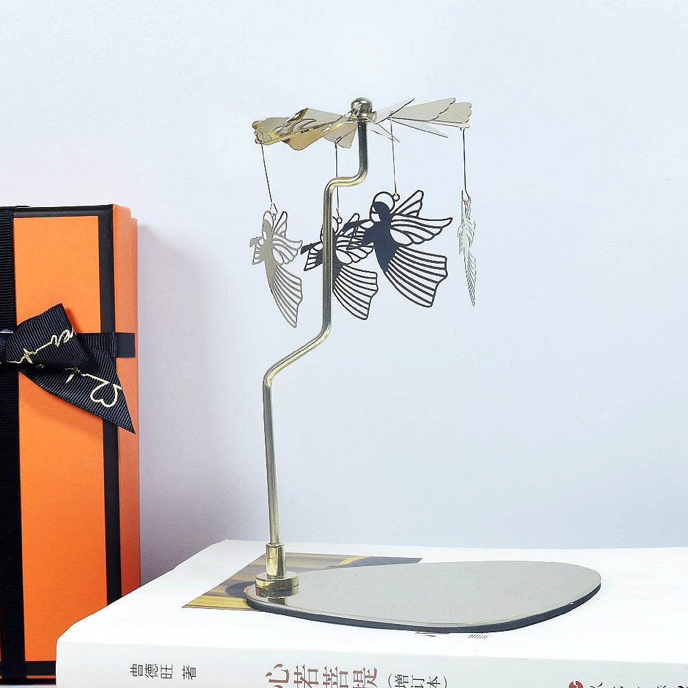 Creative Scented Candles Triangular Tray Rotating Candle Holder